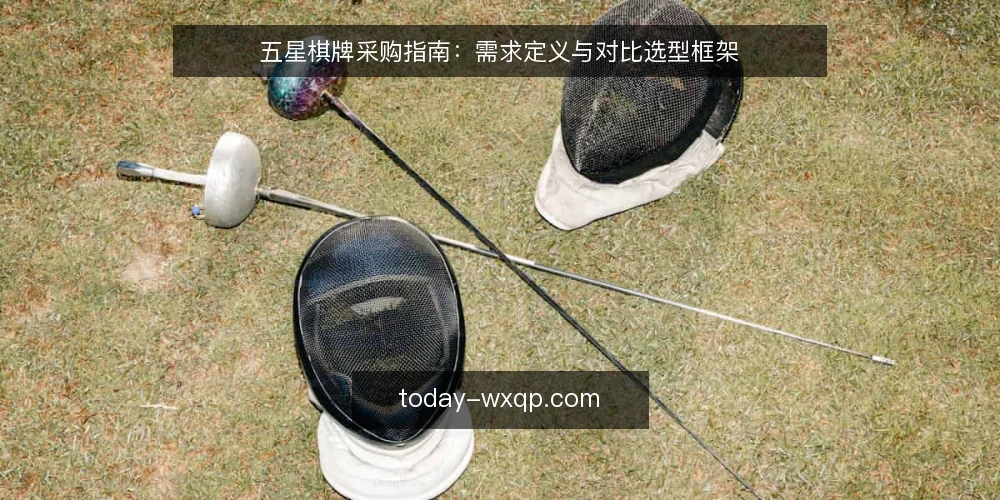 五星棋牌采购指南:需求定义与对比选型框架 — 明确需求边界:先定义场景与目标 配图
